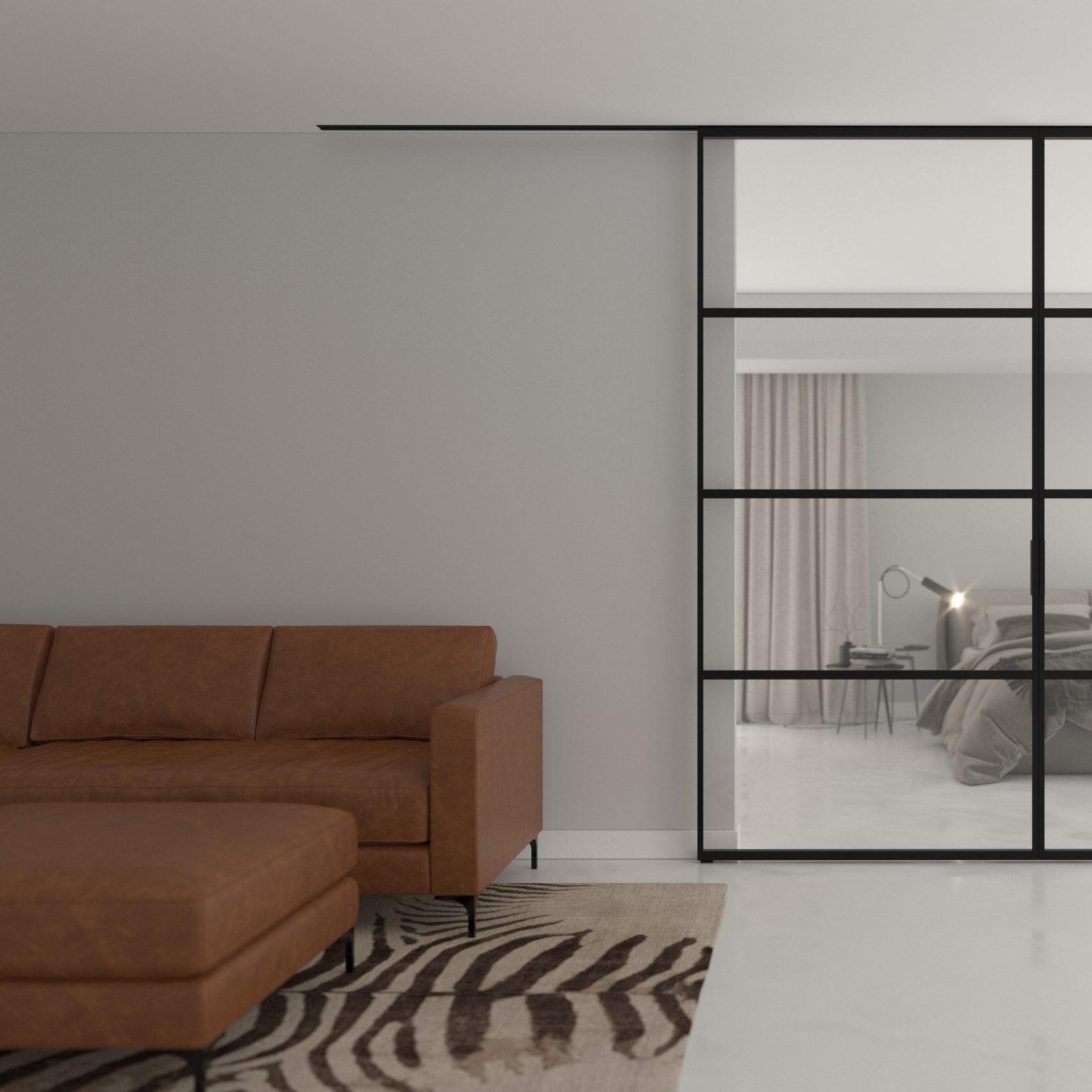 Puerta corredera cristal