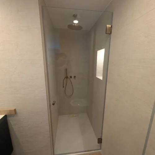 Mampara ducha 1 hoja abatible