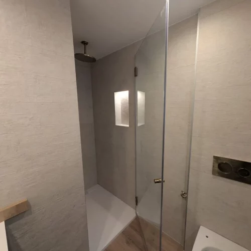 Mampara ducha 1 hoja abatible